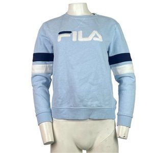 Fila Crew Neck Sweatshirt Blue / White Size S